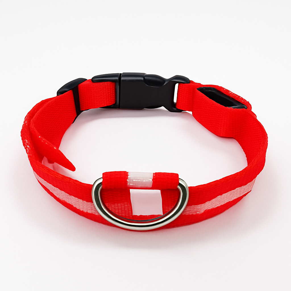 SoftTass LED-halsband – Säkerhet i mörkret