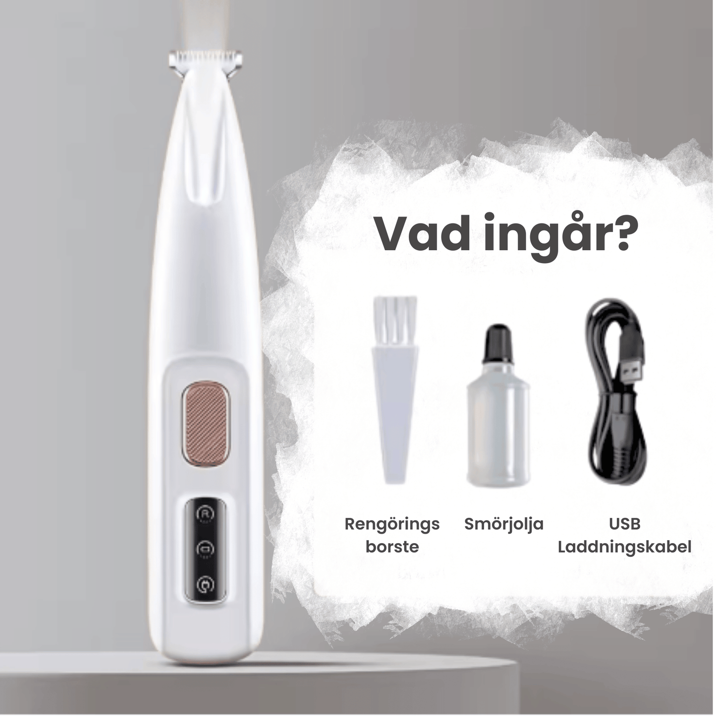 Tasstrimmer för hund och katt – exakt & skonsam