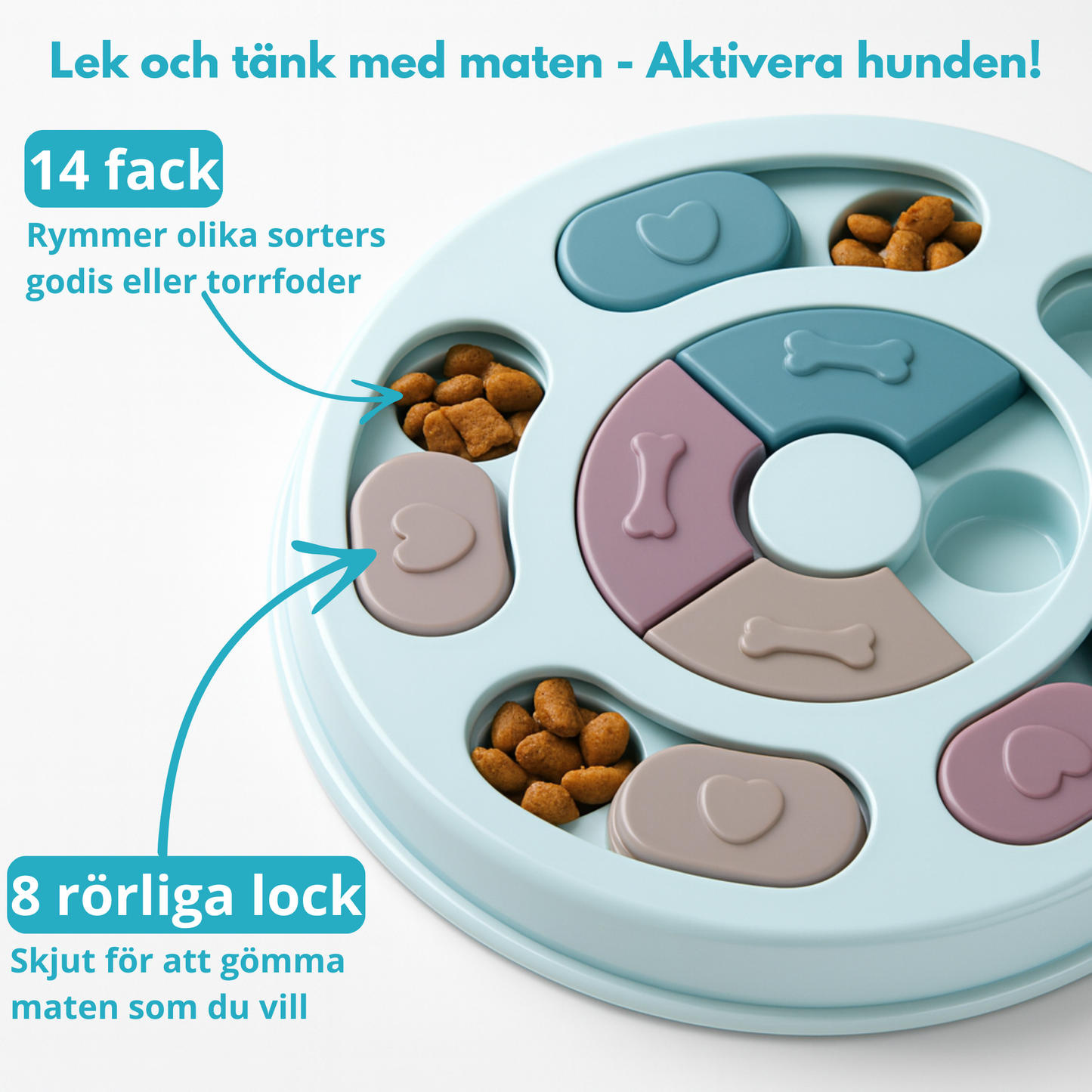 Hundleksak & Foderskål – Mental Stimulans