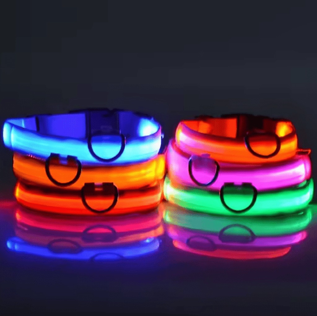 SoftTass LED-halsband – Säkerhet i mörkret